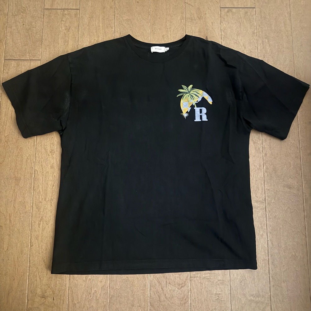 Rhude Dark Navy Blue T shirt size Xl